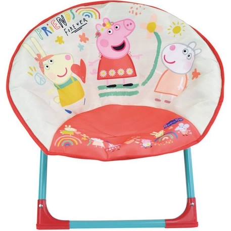 Siège lune Peppa Pig pliable pour enfant - FUN HOUSE ROUGE 1 - vertbaudet enfant 