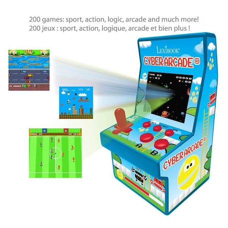 Console portable Cyber Arcade® - écran 2.8'' 200 jeux BLANC 3 - vertbaudet enfant 