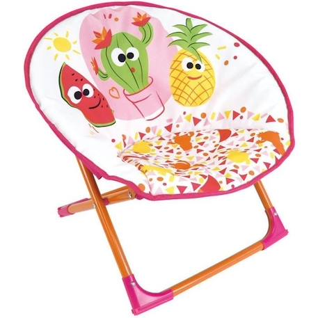 Fun house fruity's siege lune pliable fruits pour enfant h.47 x l.54 x p.42 cm ROSE 1 - vertbaudet enfant 