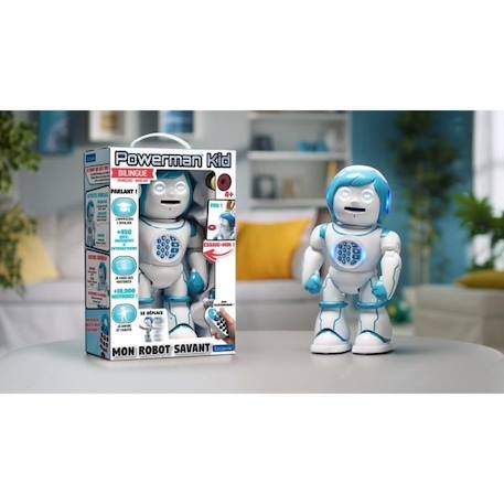 POWERMAN® KID Mon Robot Ludo-Educatif Bilingue Programmable avec Télécommande et fabrique à histoires (Français/Anglais) BLANC 5 - vertbaudet enfant 