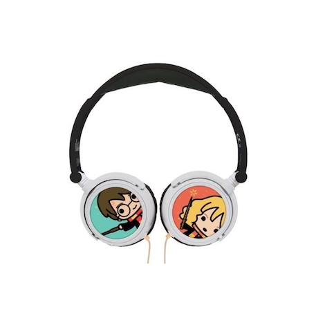 Casque stéréo filaire pliable pour enfants Harry Potter - LEXIBOOK - Limitation de volume d'écoute MULTICOLORE 2 - vertbaudet enfant 