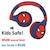 SPIDER-MAN - Casque 2 en 1 Bluetooth® - Filaire confortable et pliable pour enfants avec limitation de son - LEXIBOOK ROUGE 2 - vertbaudet enfant 