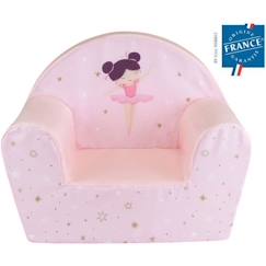 -Fauteuil club Danseuse Ballerine pour enfant - FUN HOUSE - l.52 x P.33 x H.42 cm - Rose