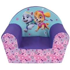 -PAT PATROUILLE Fille fauteuil club en mousse pour enfant