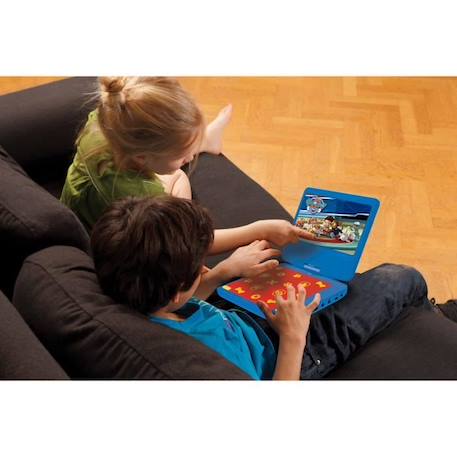 Lecteur DVD portable enfant Pat Patrouille - LEXIBOOK - écran LCD 7” - batterie rechargeable BLEU 4 - vertbaudet enfant 