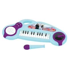 Jouet-Jeux d'imitation-Piano électronique pour enfants La Reine des Neiges avec effets lumineux et microphone - 24 touches