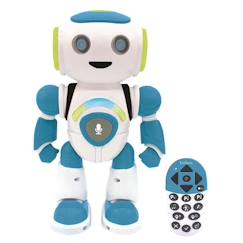 Jouet-Jeux d'imagination-Voitures et animaux télécommandés-POWERMAN® JR. Robot Programmable avec Quiz, Musique, Jeux (Français)