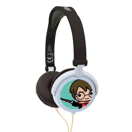 Casque stéréo filaire pliable pour enfants Harry Potter - LEXIBOOK - Limitation de volume d'écoute MULTICOLORE 3 - vertbaudet enfant 