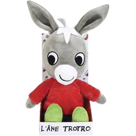 TROTRO Peluche ± 40 cm GRIS 3 - vertbaudet enfant 