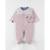 Pyjama 1 pièce rhinocéros en jersey beige/brique BLEU 1 - vertbaudet enfant 