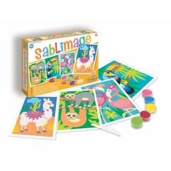 Kit Sablimage Animaux sud-américains - 4 tableaux - SENTOSPHERE  - vertbaudet enfant