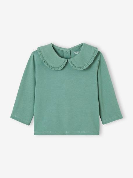 Bébé-T-shirt, sous-pull-T-shirt manches longues bébé col claudine