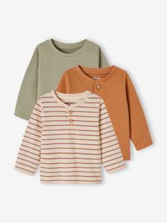 -Lot 3 tee-shirts Basics en coton bio bébé