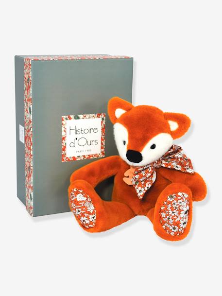 Peluche Copain câlin renard - HISTOIRE D'OURS orange 1 - vertbaudet enfant 