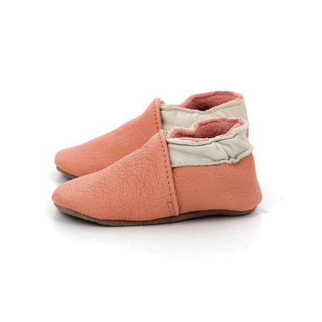 ROBEEZ Chaussons Coddle Baby rose BLEU+ROSE+VERT 8 - vertbaudet enfant 