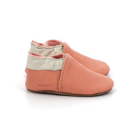 ROBEEZ Chaussons Coddle Baby rose ROSE+VERT 1 - vertbaudet enfant 