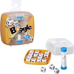 -Jeu de société de voyage - HASBRO GAMING - Boggle - Jeu de réflexion rapide - Mixte - Jaune