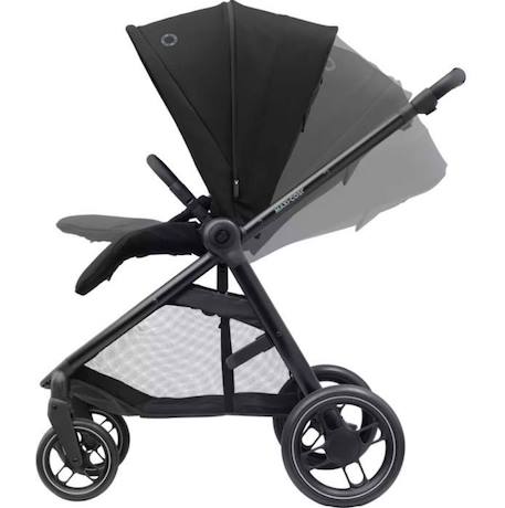 MAXI-COSI Poussette Street Plus avec nacelle, De la naissance à 4 ans, Confortable et Polyvalente, Essential Black NOIR 3 - vertbaudet enfant 