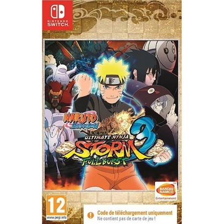 Naruto Ultimate Ninja Storm 3 Full Burst Jeu Nintendo Switch - Code in a box BLANC 1 - vertbaudet enfant 