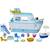 Figurine Le bateau de croisière de Peppa, coffret de jeu à étages avec 17 pièces, jouets préscolaires Peppa Pig, dès 3 ans ROSE 1 - vertbaudet enfant 