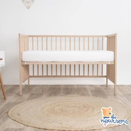 Protège Matelas Bébé Bamboo - LES NOURSONS - 70x140 cm - Imperméable et Doux BLANC 2 - vertbaudet enfant 