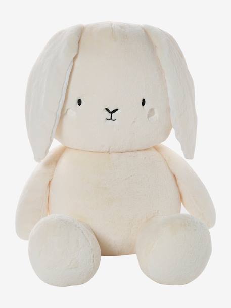 Peluche géante lapin 63 cm blanc 2 - vertbaudet enfant 