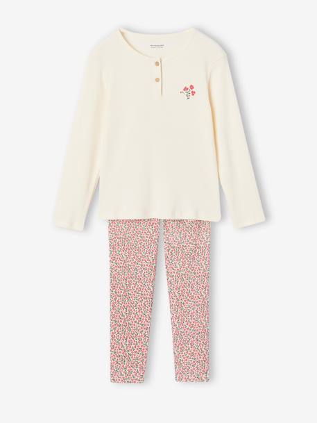 Fille-Pyjama fille motifs fleurs