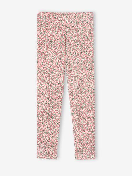 Pyjama fille motifs fleurs framboise 3 - vertbaudet enfant 