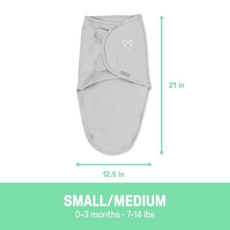 INGENUITY Original Swaddle, Gigoteuse d'emmaillotage, 0-3 mois, sécurité et chaleur pour bébé, flamingo fiesta rose, lot de 2 ROSE 6 - vertbaudet enfant 