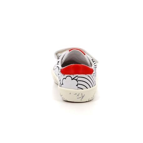 KICKERS Baskets basses Gody Blanc Mixte BLANC 3 - vertbaudet enfant 