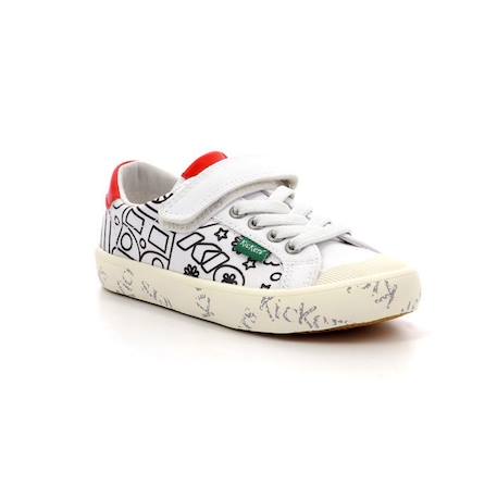 KICKERS Baskets basses Gody blanc BLANC 2 - vertbaudet enfant 