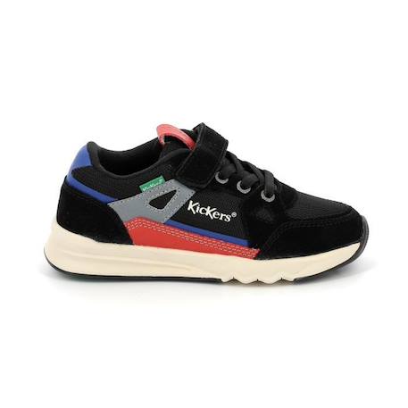 KICKERS Baskets basses Kifujin noir BLEU+NOIR 5 - vertbaudet enfant 