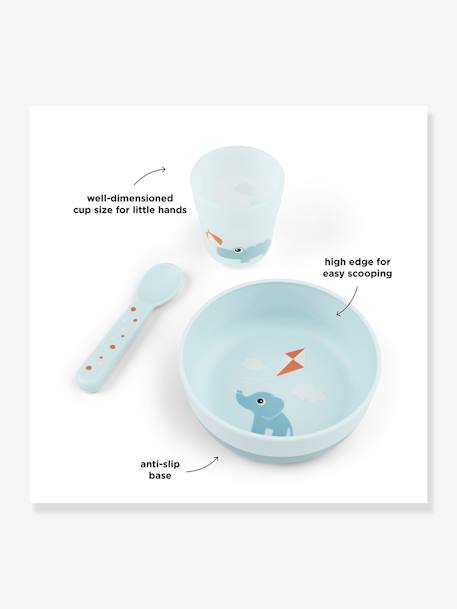 Coffret 1er repas Playground DONE BY DEER bleu+blush 5 - vertbaudet enfant 