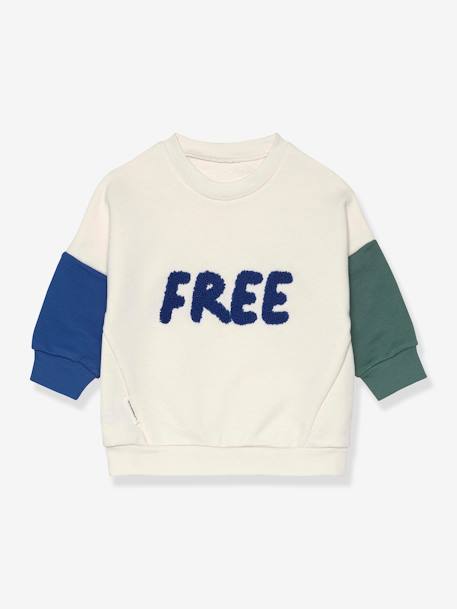 Sweat enfant Little Gang Free LÄSSIG écru 1 - vertbaudet enfant 