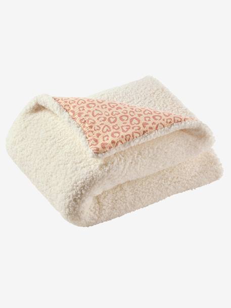 Tapis de sol / Fond de parc patchwork coton et sherpa LOVELY LÉO rose imprimé 3 - vertbaudet enfant 