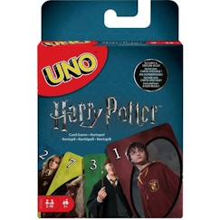 Jouet-Jeux de société-Jeux classiques et de réflexion-Jeu de cartes Uno Harry Potter de Mattel Games - Pour 2 à 10 joueurs dès 7 ans