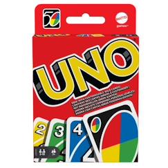 Jouet-Jeux de société-Jeux classiques et de réflexion-Jeu de Cartes Uno - Mattel Games - Pour toute la famille - 2 joueurs ou plus - Dès 7 ans