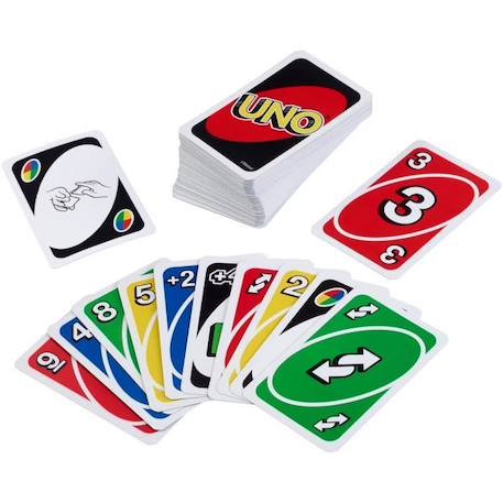 Mattel Games - Uno - Jeu de Cartes Famille - 7 ans et + W2087 ROUGE 2 - vertbaudet enfant 