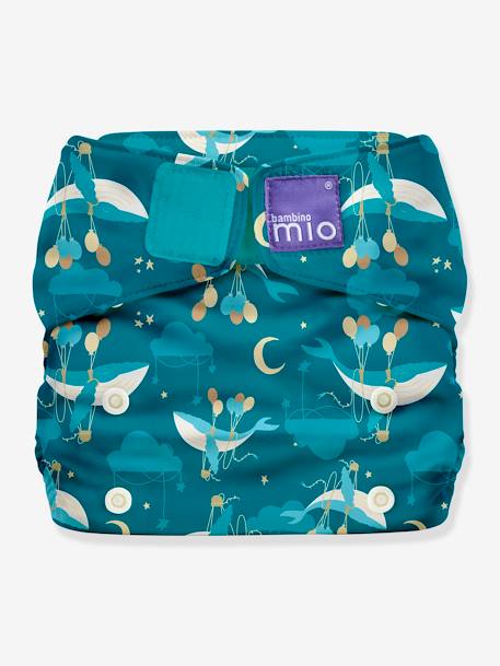 Miosolo couche lavable tout-en-un BAMBINO MIO bleu+DOUX CITRON 1 - vertbaudet enfant 