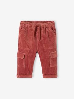 -Pantalon en velours style battle bébé