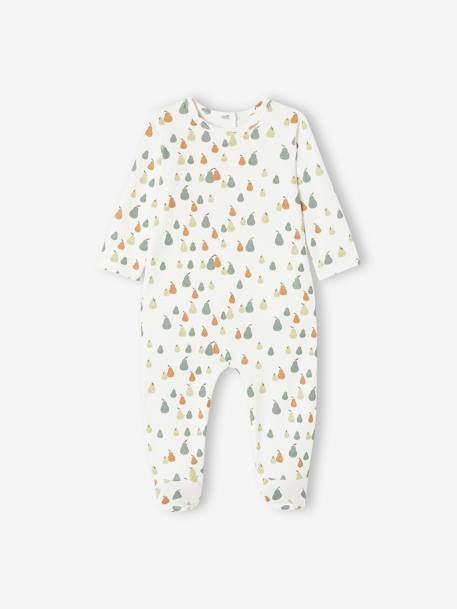 Lot 2 dors-biens fruits en interlock bébé garçon beige 3 - vertbaudet enfant 