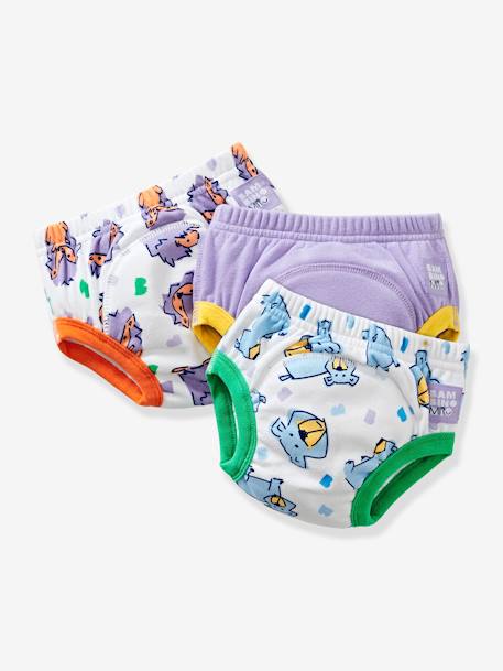 Lot de 3 culottes d'apprentissage lavable Révolutionnaire 3-4 ans BAMBINO MIO bleu+lilas 8 - vertbaudet enfant 