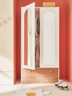 Grande armoire 2 portes avec miroir + grand bac de rangement - ROMA  - vertbaudet enfant