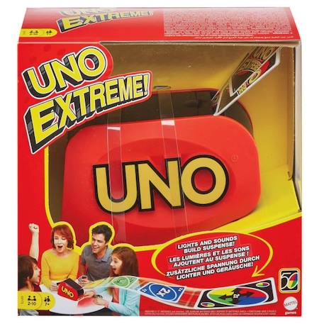 Mattel Games - Uno Extrême - Jeu de Cartes Famille - Dès 7 ans GXY75 ROUGE 3 - vertbaudet enfant 