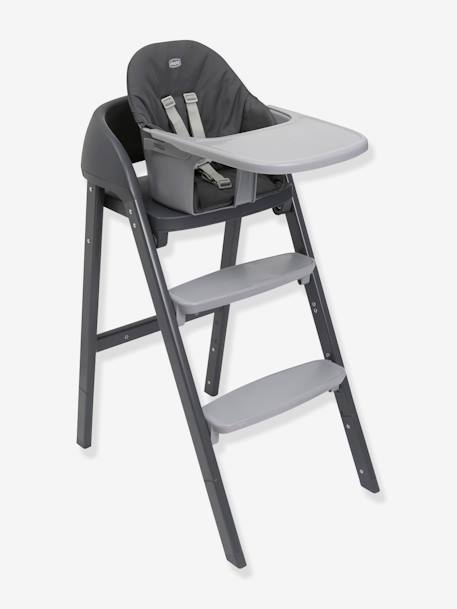 Chaise haute évolutive Crescendo Up CHICCO Etna black+Pearl cooper 1 - vertbaudet enfant 