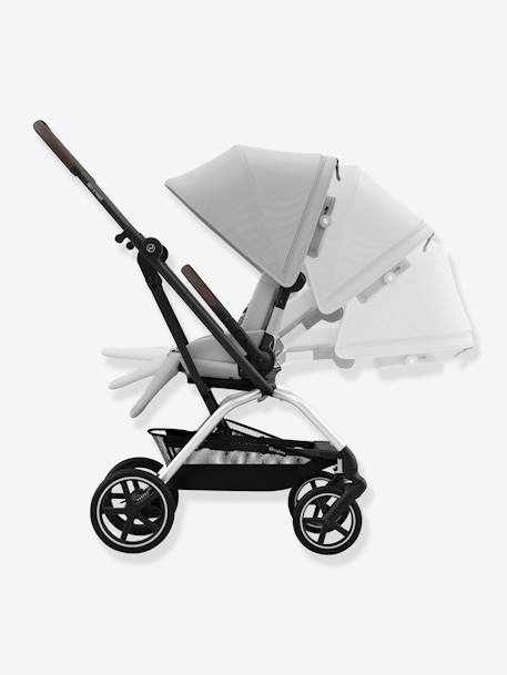 Poussette réversible tout-terrain CYBEX Gold Eezy S Twist+ 2 (2024) Fog grey+Magic black+Stormy blue 3 - vertbaudet enfant 