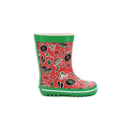 KICKERS Bottes Kickrain rouge ROUGE 1 - vertbaudet enfant 