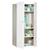 Armoire bébé Teddy - Bois - Blanche - 2 portes - 175x85x56cm - Babyprice BLANC 2 - vertbaudet enfant 