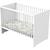 Lit bébé - 120 x 60 cm - Babyprice First - En bois blanc BLANC 1 - vertbaudet enfant 