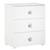 Commode à langer - Babyprice - Basic - 3 tiroirs - Blanche - Boutons étoiles grises BLANC 2 - vertbaudet enfant 